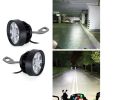 2pcs Motorcycle Headlight Fog Driving Lights 6 LED 9-85V. 