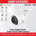Ezviz C3W Pro (4MP) Smart Home Color VU Active Defense Two-Way Talk Camera. 