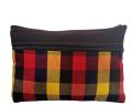 Padded double zipped purse. 
