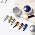 Monja Metallic Chrome Magic Mirror Powder Laser Nail Art Glitter Dust Metal Effect Nail Glitter DIY Nail Art Docoration. 