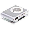 MP3 Player Portable and Fashionable Metal Clip Support Micro SD TF Card MP3 Mini Music Player USB Supports Micro SD Card Portable Stylish Sport Mini Clip Mini Mp3 Player easily to carry in your pocket use for Travelling, Jogging, Walking Gift for child Hi. 