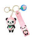 Key Charm Small Pendant Bag Charm Creative Keyrings Jewelry Personalized Panda Keychain. 
