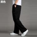 Summer New Men's Straight Sports Pants Large Size Loose Cargo Pants Men's Outdoor Casual Pants-Pocket Long Pants. 