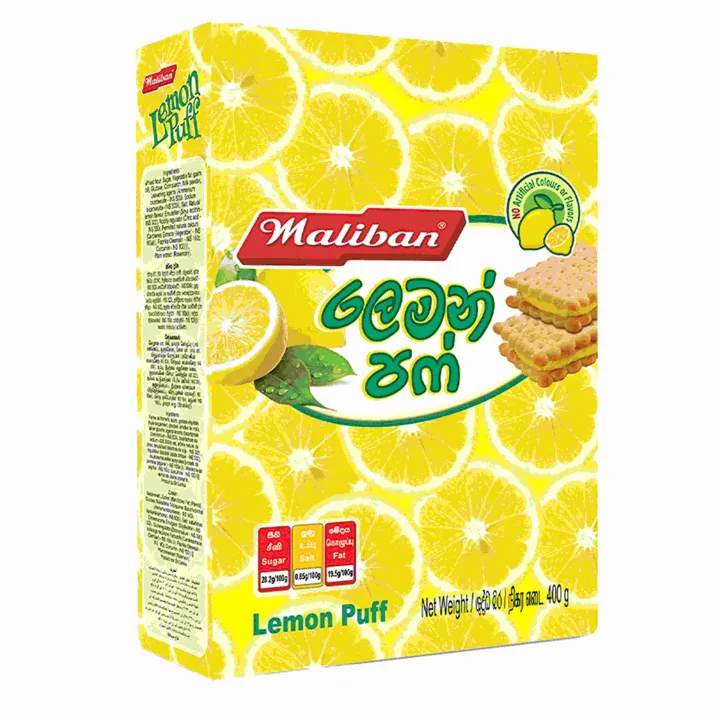 Maliban Lemon Puff 400g