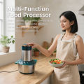 2L Stainless Steel Electric Kitchen Meat Grinder Double Speed Food Chopper Shredder Household. 