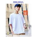 Summer Senma White Short Sleeve Group Couple Trendy Brand TT T-shirt Men's Half Sleeve Men's Cotton. 