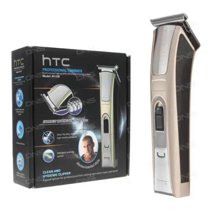 HTC AT-128 Pro Men’s Rechargeable Cordless Hair Trimmer Electric ...