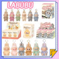 Anime Figure Kawaii For Labubu Blind Box Have A Seat Series Pendant Doll Model Toy Purple Monster Keychain Kids Birthday Gifts.