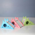 Hamster Hideout Cute Exercise Toy Wooden Hamster House with Ladder Slide. 