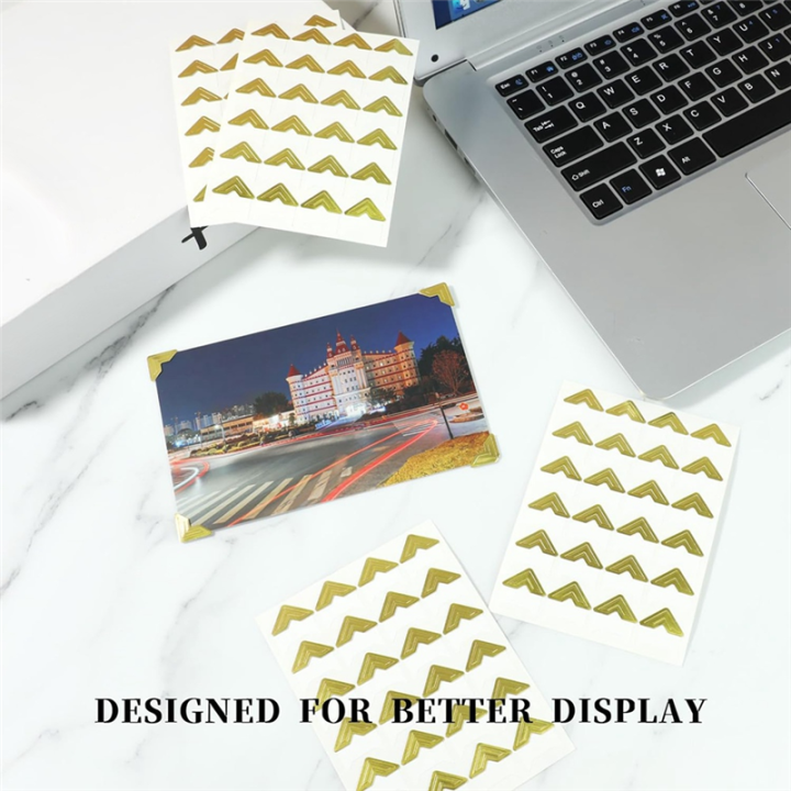 240Pcs%20Photo%20Corners%20for%20Scrapbooking,%20Corner%20Stickers,%20Multicolor%20-%20Image%208