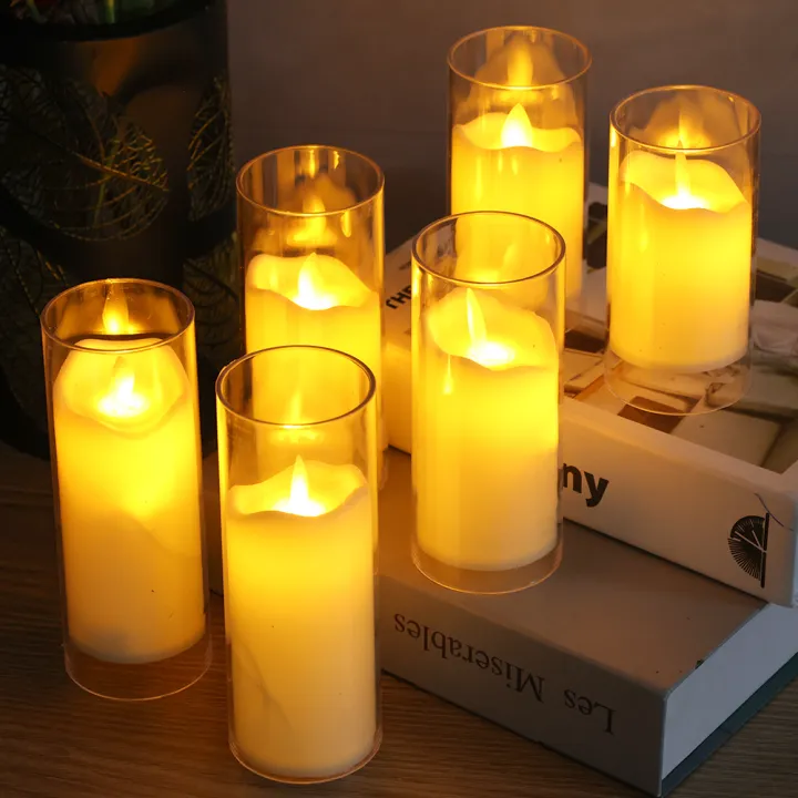 Led%20Flameless%20Electric%20Candles%20Lamp%20Acrylic%20Glass%20Battery%20Flickering%20Fake%20Tealight%20Candle%20Bulk%20for%20Wedding%20Christmas%20-%20Image%203