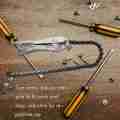 10 inch Chain Vise Clamp Plier Locking Grip Wrench Oil Filter Pipe 16.5 inch Chain Length. 