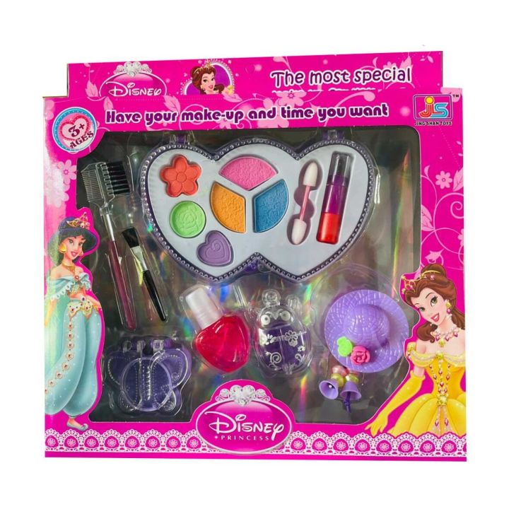 Real Makeup Toy For Girls Washable Cosmetic Set Girls Real Makeup Kit Washable Princess Play Makeup Set Kids Toys Safe Non Toxic Girls Pretend Play Birthday for Kids Gifts