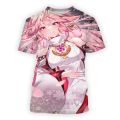 Genshin impact Yae Miko graphic t shirt men women T-shirts casual fashion sexy short sleeve Harajuku summer fashion tops tee Y2K. 
