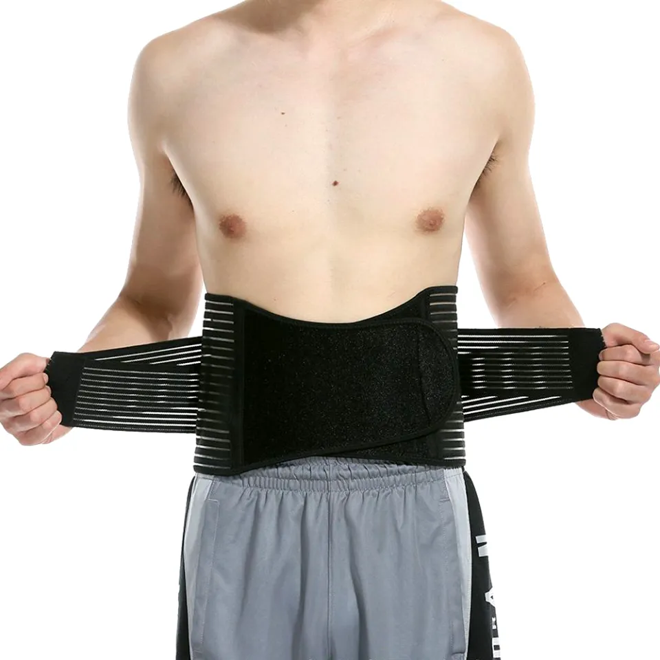 Back Brace Waist Trainer Pain Lumbar Support For Spine Belt Back