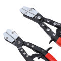 Hose Clip Pliers Adjustable Clamp Strength Hose Pincher Pliers Set Flexible High Strength Multipurpose with Fluid Line Stoppers for Automotive Hose Lines. 
