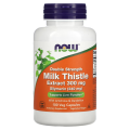 NOW Foods, Milk Thistle Extract, Double Strength, 300 mg, 100 Veg Capsules. 