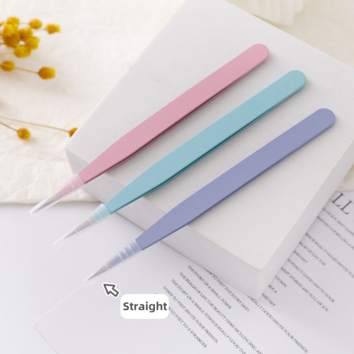 Panda%20Online%20Macaron%20Color%20Stainless%20Steel%20Curved%20Tweezers%20Tape%20Stickers%20Scrapbooking%20DIY%20Tools%20Accessories%20-%20Image%205