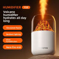 Portable Volcano USB Humidifier - 300ml Cool Mist  -Portable Water Drop Humidifier Mini Electric Air Humidifier Purifier Indoor Desktop Mute Spray Humidifier - Bargain Touchtone Usb Charge Humidifier. 