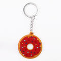 Colorful Keychain Novelty Item Assorted Pack (1/6pcs) Sweet Cake Design Donut Pendant 3D  Cute Dessert Charm for Backpack Decor Kids' Gift Party Gifts Fashion Accessory Collectible Item. 