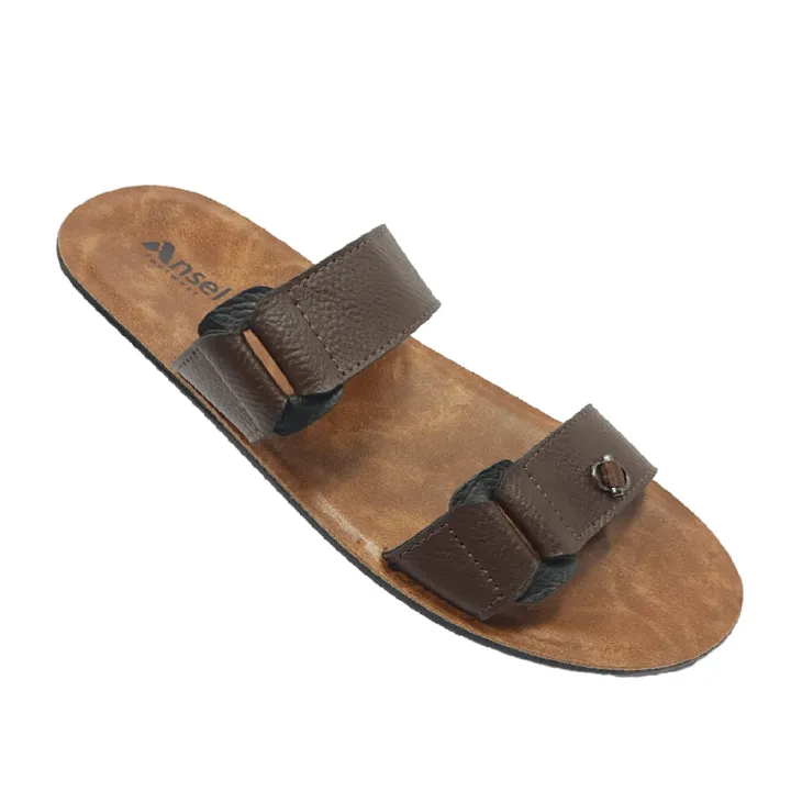 Ansel Gent's Slipper -Fashion Sandals-Gent's slides Men's Footwear