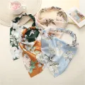Elastic Hair bands Headband Flower Print Hair Scarf Floral Triangle Bandanas Nicle. 