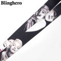 【GlobalTrendz】CA696 Blinghero Art Printed Neck Lanyard Key Band Mobile Phone Strap For Phone Keys ID Card Holder 1pcs. 