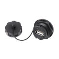 USB Female Socket Plug Panel Mount Adapter USB 3.0 Waterproof Connector IP68 Encounter. 