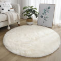 【Miga Plaza】High Quality Carpet Fluffy Rug Mat Plush Round Round Shaggy Sofa Blanket. 