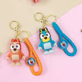 Cartoon Bluey Family Doll Creative Car Chain Keychain Bag Pendant Cute Accessories Small Gift Children'S Backpack Pendant Gift Cherry Super Store. 