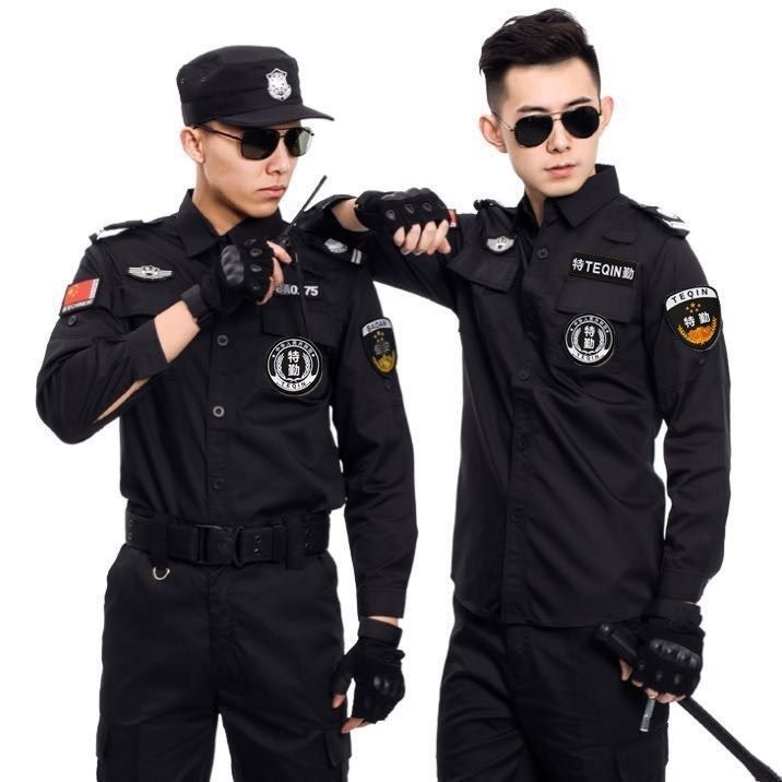 Black%20Secret%20Service%20Spring,%20Autumn%20and%20Winter%20Clothing%20Summer%20Security%20Uniform%20Short%20Sleeve%20Suit%20Special%20Duty%20Work%20Clothes%20Wear-Resistant%20Cap%20Belt%20-%20Image%206