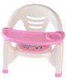 DIAOD Children's Dining Chair with Plate Baby Eating Table Baby Chair Dining Table Back Call Called Chair Baby Plastic Stool |CH 26 |LMH21LK |IKITCHZ. 