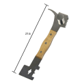 Multi-Purpose Hive Tool with Wooden Grip Hive Scraper, Bee Hive Tool Frame Lifter Uncapping Knife Beekeeping Tools. 