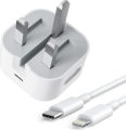 Upgrade Your Charging: Apple 20W Power Adapter & Lightning Cable Bundle. 