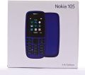 Nokia 105 Dual Sim 4th Edition Made in Vietnam 1 Year Warranty Button Phone 4G Long Battery Flashlight Radio. 