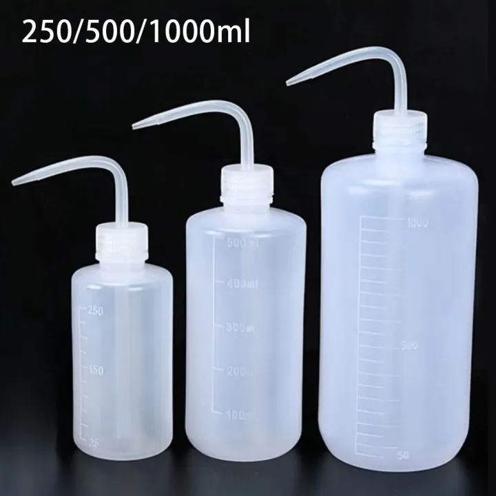 1Pcs Durable Washing Clean Wash Bottle White Measurement Laboratory ...