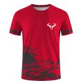 Badminton and Tennis Series 3D Printed Men's and Women's Outdoor Extreme Sports Short Sleeved Round Neck T-shirt. 