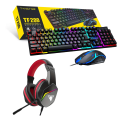 RGB Keyboard, Mouse, Twolf TF-200 Gaming Bundle + RGB Gaming Headset GH-269 Jedel. 