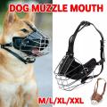 Safe Pet Muzzle Breathable Anti Bite Muzzle Comfortable Anti-Bark for Training Pet Owners Vet Visits. 