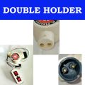 Double Holder with switch. 