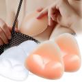1pair Women Breast Push Up Pad Bra Cup Thicker Silicone Bra Insert Pad Stickers Patch Bikini Inserts for Swimsuit. 