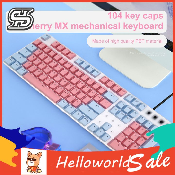 HelloWorld%20104Pcs%20TPE%20OEM%20Dual%20Colors%20Backlight%20Key%20Caps%20Keycaps%20Replacement%20Mechanical%20Keyboard%20Accessory%20-%20Image%203