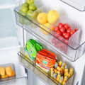 Refrigerator Drawer Plastic Clear Fridge Organizer Rack Holder Kitchen Fruit Food Storage Box Kitchen Accessories. 