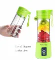 USB Juicer Cup, Fruit Mixing Machine, Portable Personal Size Eletric Rechargeable Mixer, Blender, Water Bottle 380ml with USB Charger Cable Portable Juice Blender and Mixer. 
