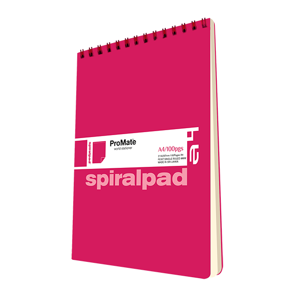 ProMate A4 Flip-up Spiral Pad 100Pgs UAE Version
