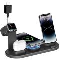 4-in-1 Wireless Charging Station for iPhone, Earbuds & Smartwatch. 