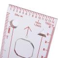 Professional Portable Magnifying Compass Ruler Scale Scout Hiking Camping Boating Orienteering Map. 