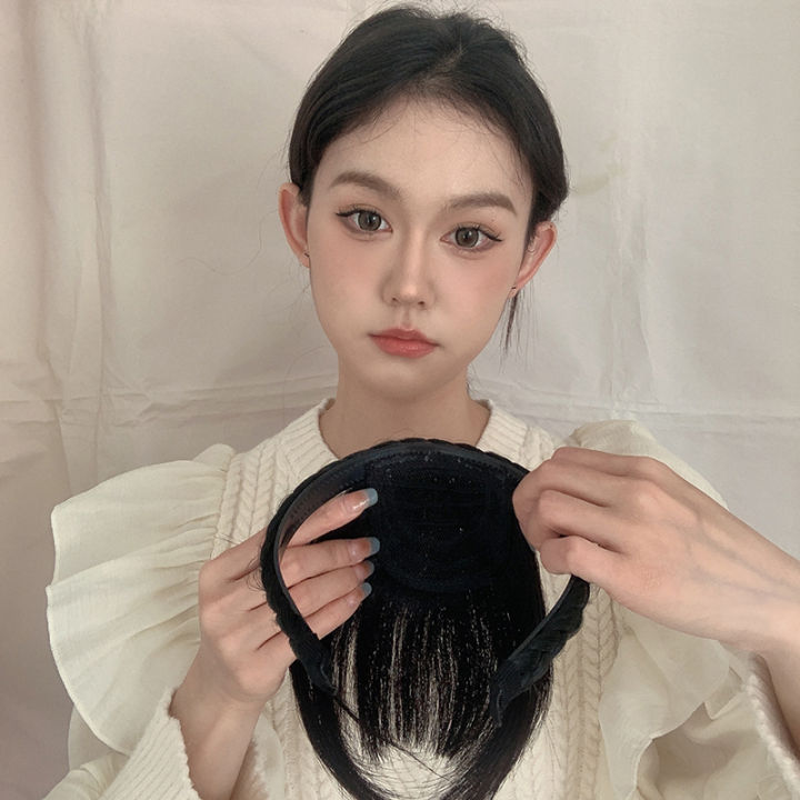 Korean%20Style%20Fake%20Hair%20Bangs%20Headband%20For%20Women%20Girls%20Fashion%20Hair%20Accessories%20-%20Image%204