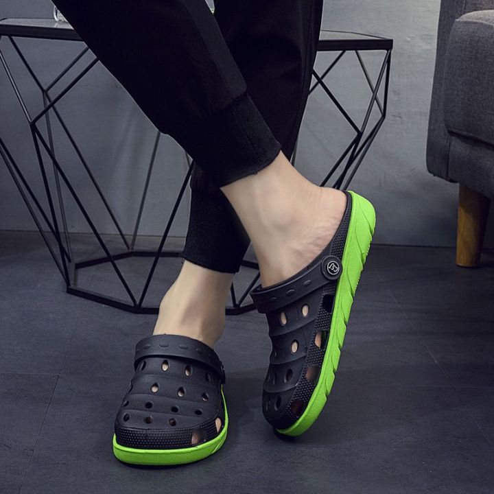 Korean%20Style%20Casual%20Hollow-out%20Non-Slip%20Hole%20Shoes%20Men's%20Vietnam%20Rubber%20Beach%20Shoes%20Soft%20Bottom%20Travel%20Shoes%20Breathable%20Leather%20Shoes%20-%20Image%207