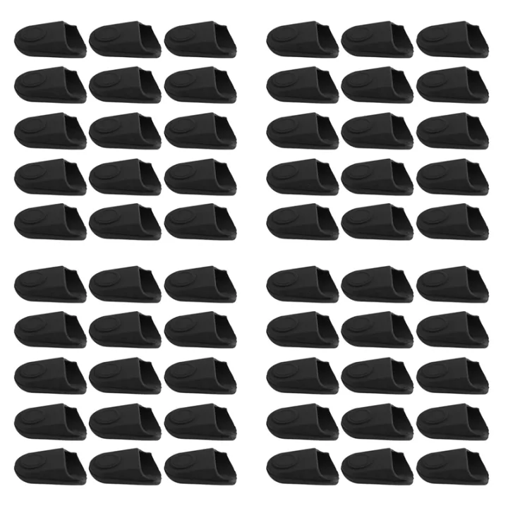 60Pcs Rubber Mouthpiece Cap Clip Ligature Protect Delicate Tip for Flute Clarinet Saxophone Sax Parts Accessories